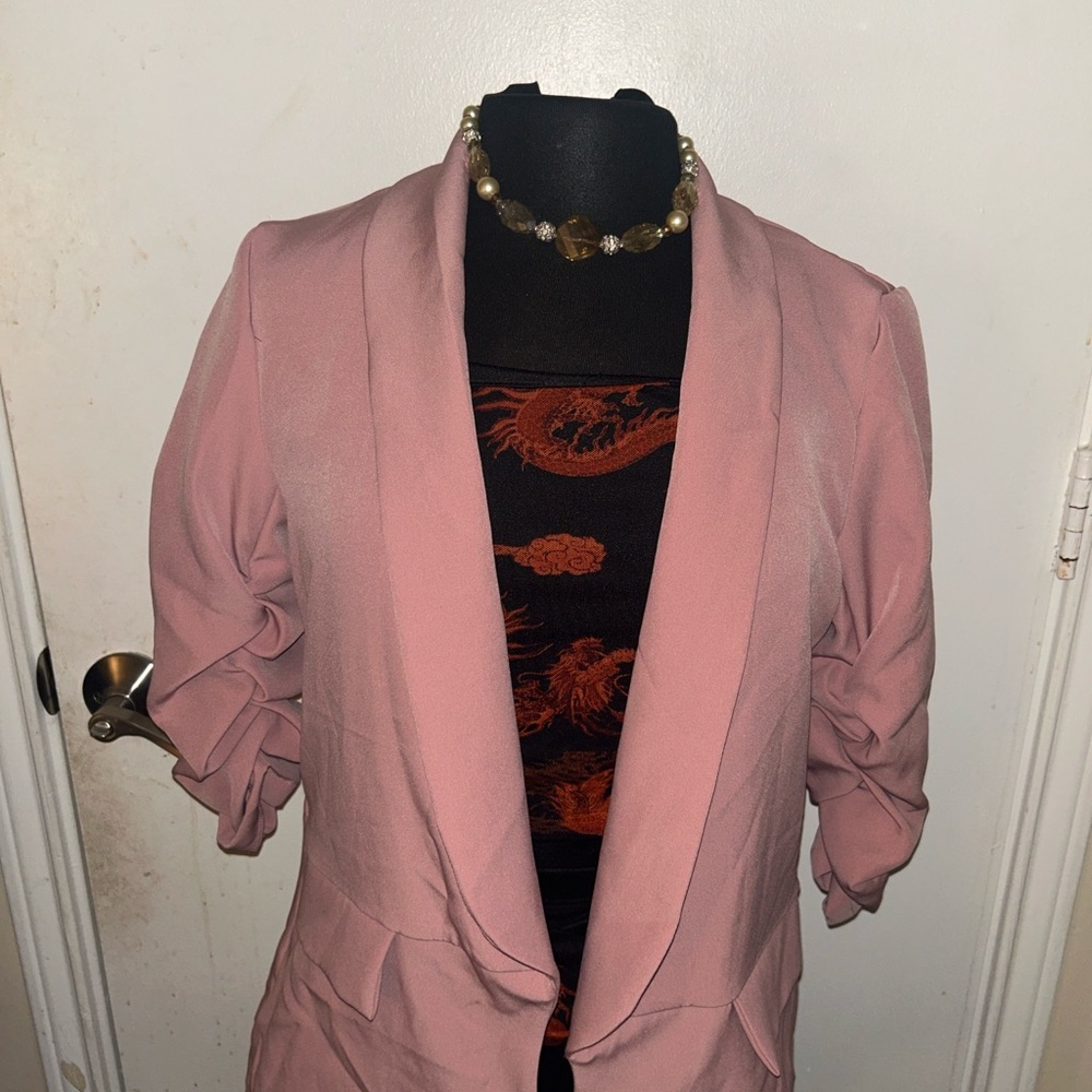 SHEIN Elegant Pink Women's Blazer size S